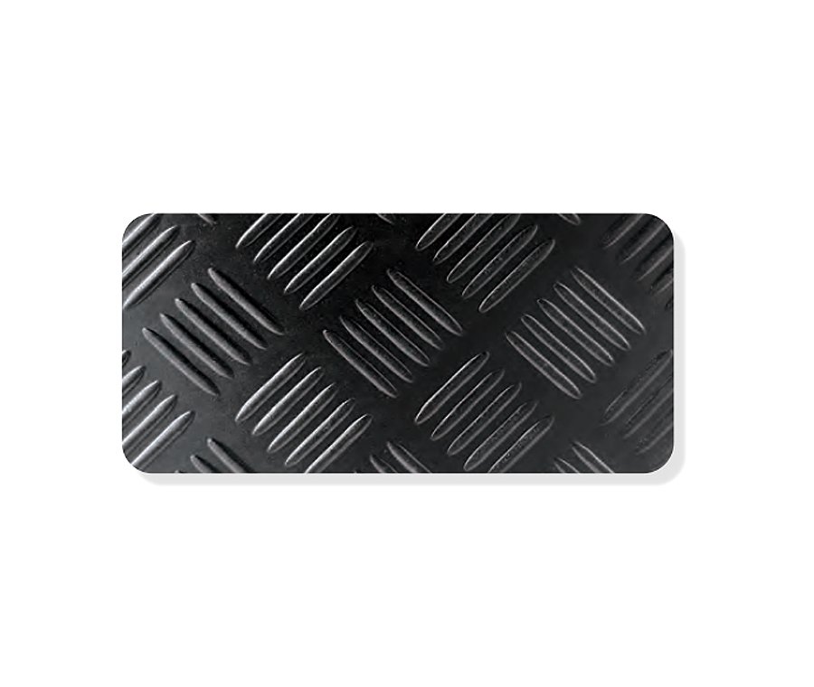 CHECKER PATTERN RUBBER MAT