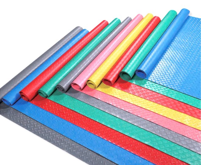 ANTI-SLIP RUBBER & PLASTIC MAT