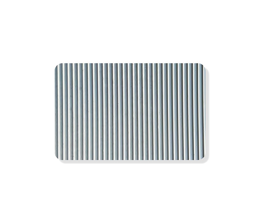 FINE RIBBED RUBBER MAT